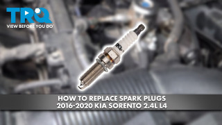 How to Replace Spark Plugs 2016-2020 Kia Sorento 24L L4