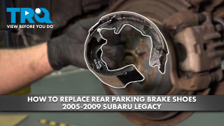 How to Replace Rear Parking Brake Shoes 2005-2009 Subaru Legacy