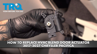 How to Replace HVAC Blend Door Actuator 2017-2027 Chrysler Pacifica