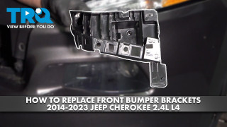 How to Replace Front Bumper Brackets 2014-2023 Jeep Cherokee