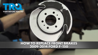 How to Replace Front Brakes 2009-2014 Ford F-150