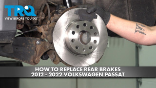 How to Replace Rear Brakes 2012-2022 Volkswagen Passat