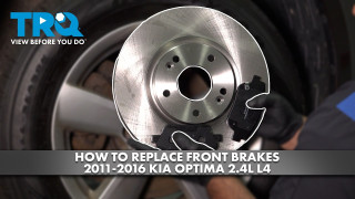 How to Replace Front Brakes 2011-2016 Kia Optima