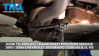 How to Replace Crankshaft Position Sensor 2001-2006 Chevrolet Silverado 2500 HD 81L V8