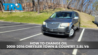 How to Change Oil 2008-2016 Chrysler Town  Country 38L V6