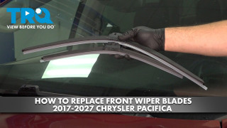 How to Replace Front Wiper Blades 2017-2027 Chrysler Pacifica