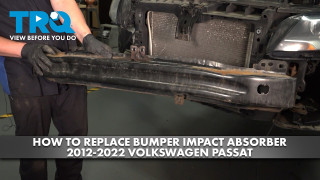 How to Replace Front Bumper Impact Absorber 2012-2022 Volkswagen Passat