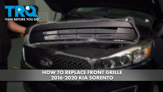 How to Replace Front Grille 2016-2020 Kia Sorento