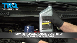 How to Change Oil 2013-2019 Ford Escape 15L L4