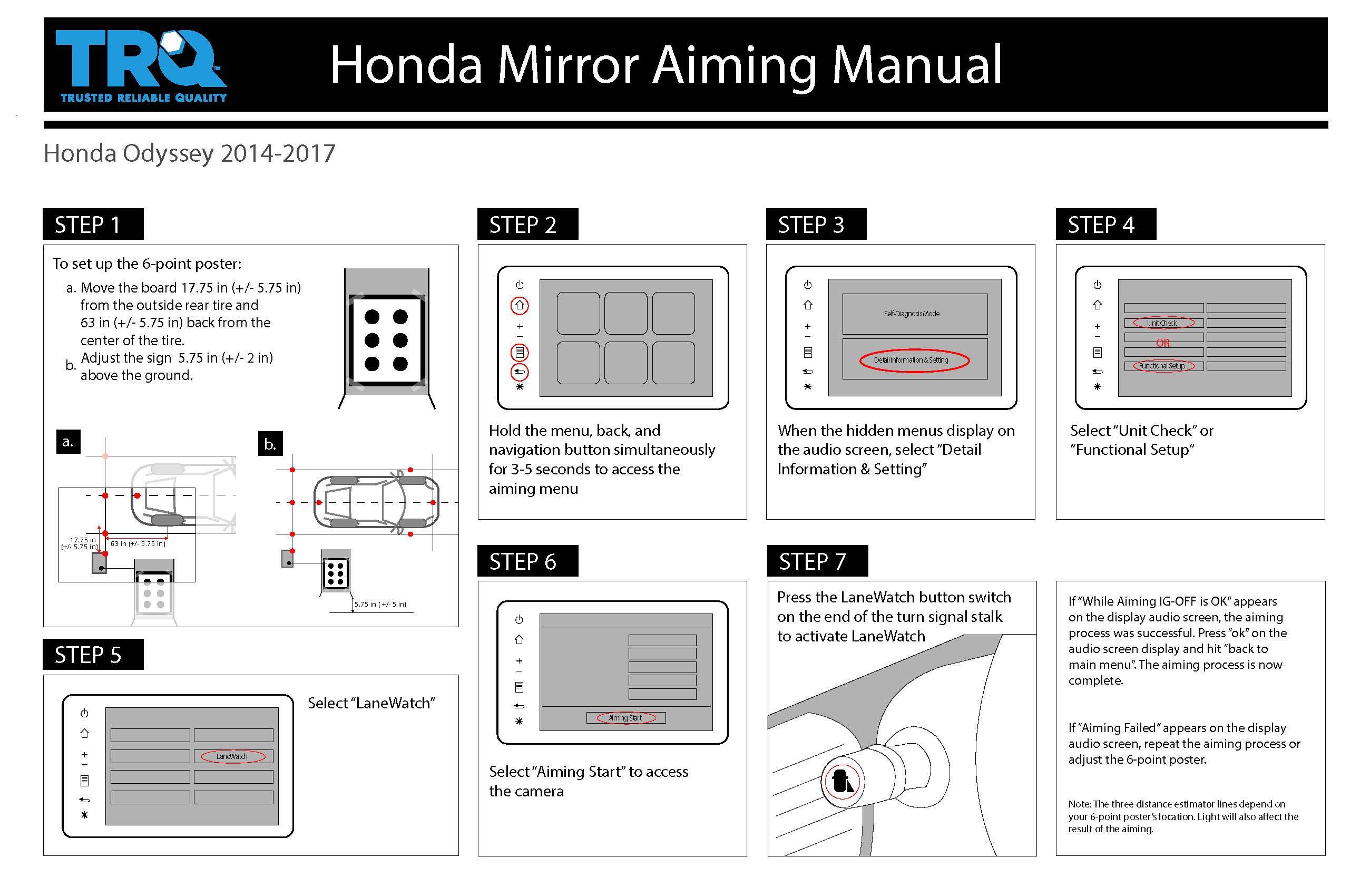 How To Aim Honda Lane Watch Camera Acker Fainjusly