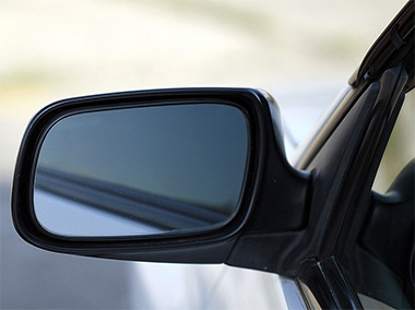 side view mirror, drivers side mirror