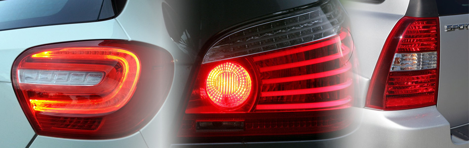 Rear tail outlet light