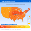 Estimated delivery times from our fulfillment centers