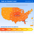 Estimated delivery times from our fulfillment centers