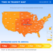 Estimated delivery times from our fulfillment centers