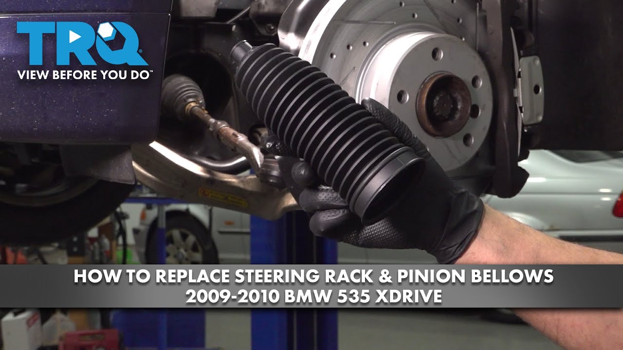 How to Replace Steering Rack  Pinion Bellows 2009-2010 BMW 535 xDrive
