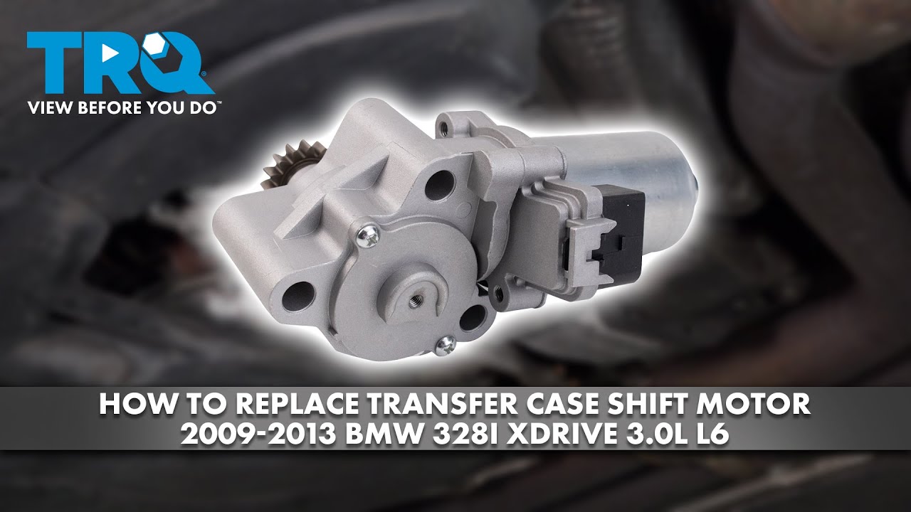 How to Replace Transfer Case Shift Motor 2009-2013 BMW 328i xDrive 30L ...