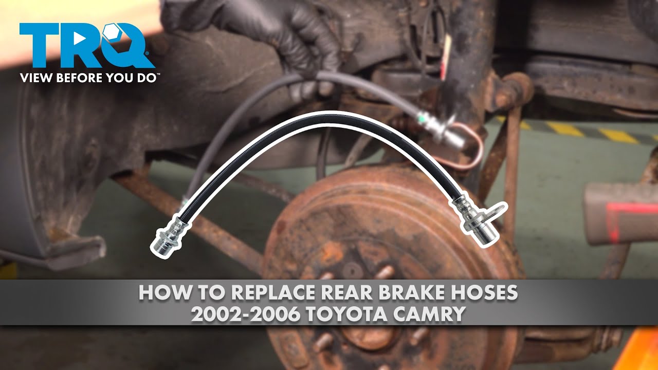 How to Replace Rear Brake Hoses 2002-2006 Toyota Camry | 1A Auto