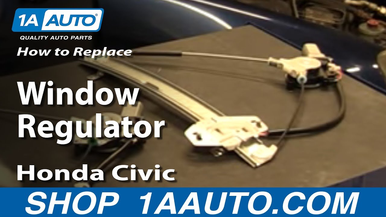 How to Replace Window Regulator 2001-05 Honda Civic