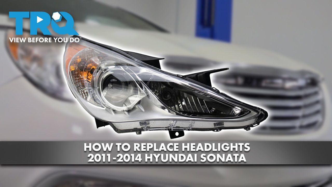 How to Replace Headlights 2011-2014 Hyundai Sonata | 1A Auto