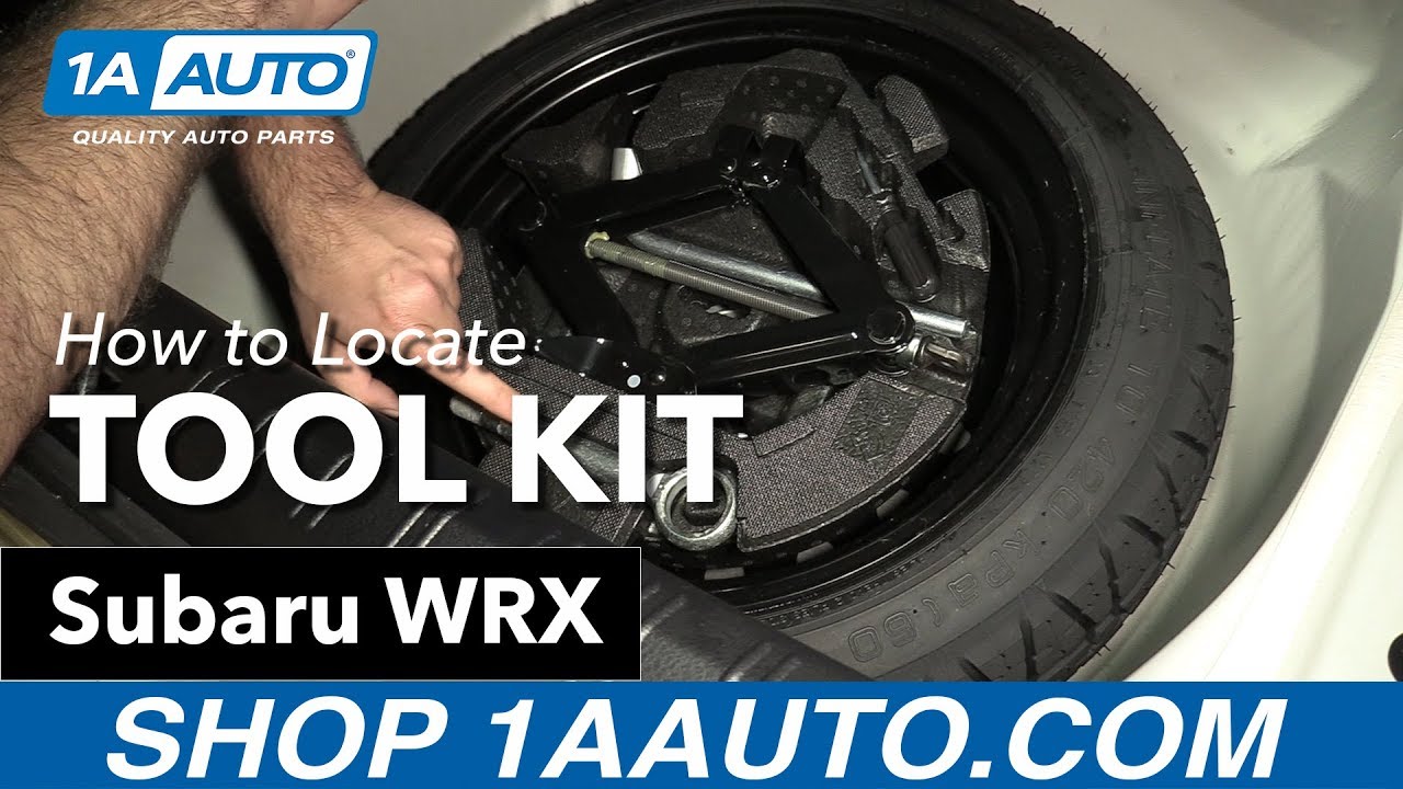 How to Locate Tool Kit 2011-16 Subaru WRX