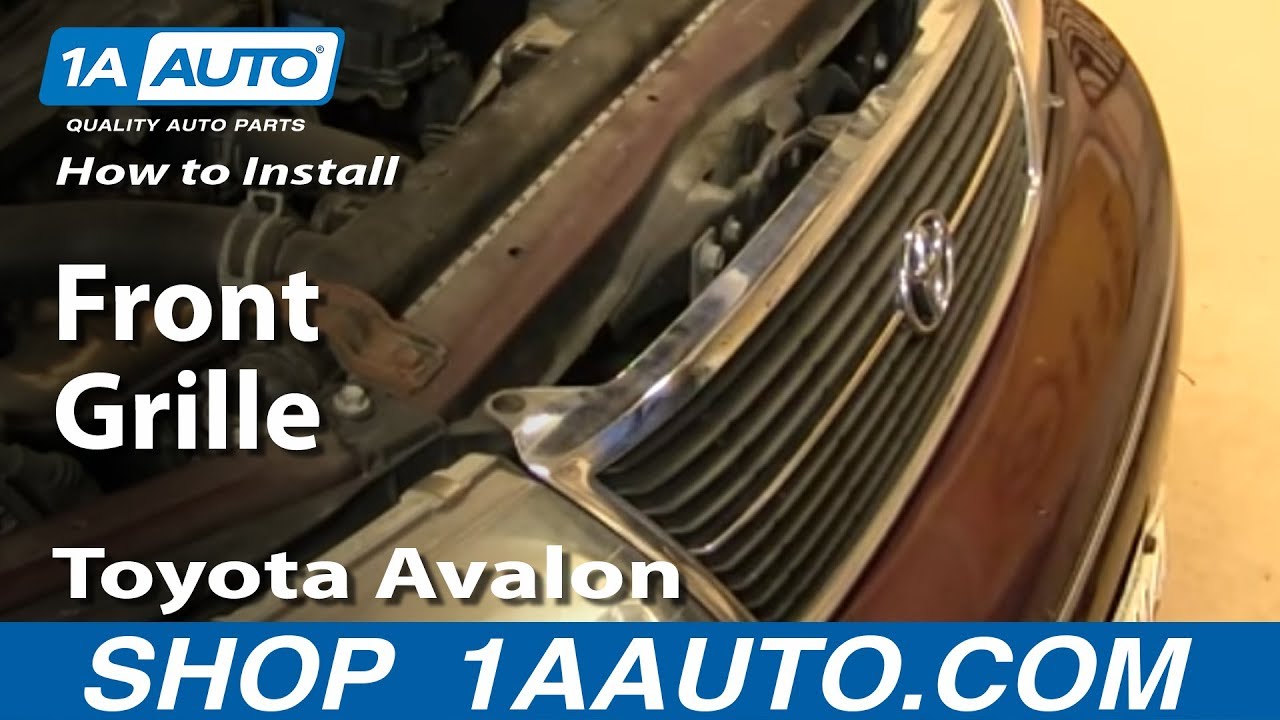 How To Replace Front Grille 1998-99 Toyota Avalon