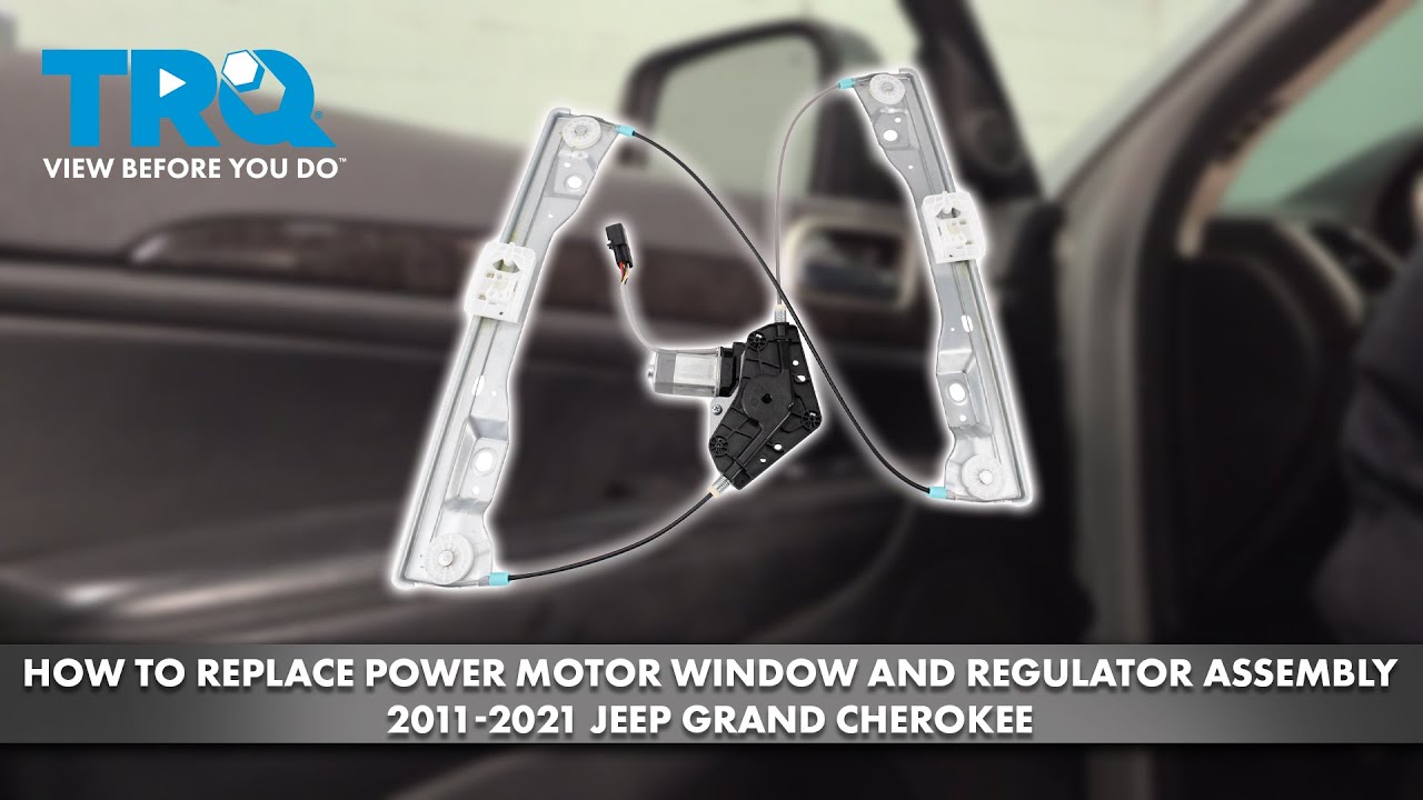 TYC Power Window Regulator With Motor – Driver Side Front For Jeep Grand Cherokee - View #3