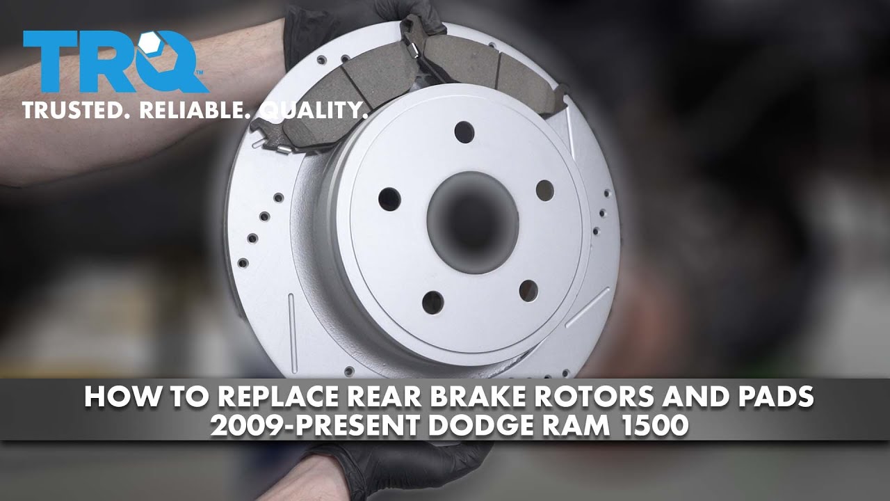 Rear Disc Rotors + Ceramic Brake Pads For Ram 1500 Dodge Ram 2500 - Foto 4