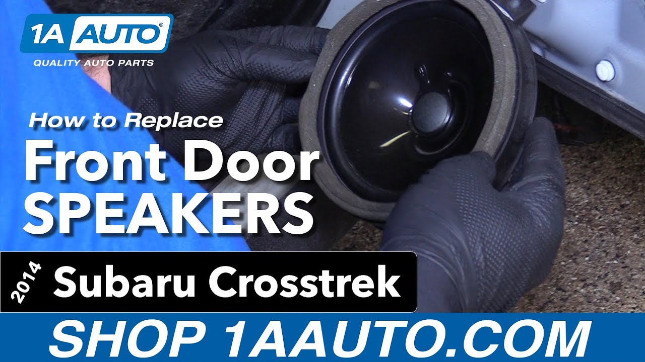 How to Replace Front Door Speakers 2014-17 Subaru Crosstrek