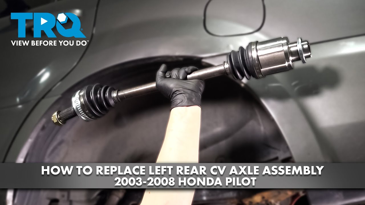 How to Replace Left Rear CV Axle Assembly 2003-2008 Honda Pilot | 1A Auto