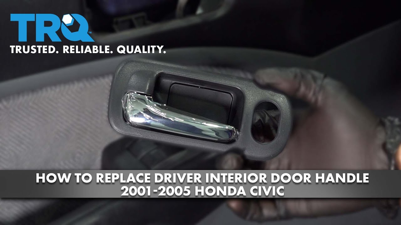 A-Premium Front Left Driver Side Interior Door Handle Compatible With Honda Accord 2003 2004 2005 2006 2007 Sedan, Brown Housing With Chrome Lever, Replace# 72160-SDA-A02ZD