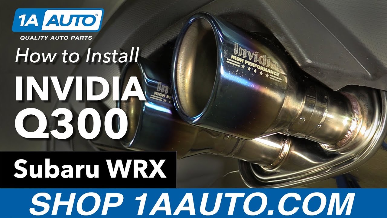 How to Install Invidia Q300 Exhaust 2011-16 Subaru WRX