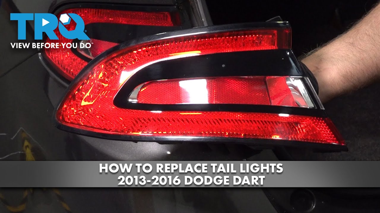 Tinte Oscurecedor Para Luces Traseras Crux Motorsports – Compatible Con Dodge Dart 2013-2016