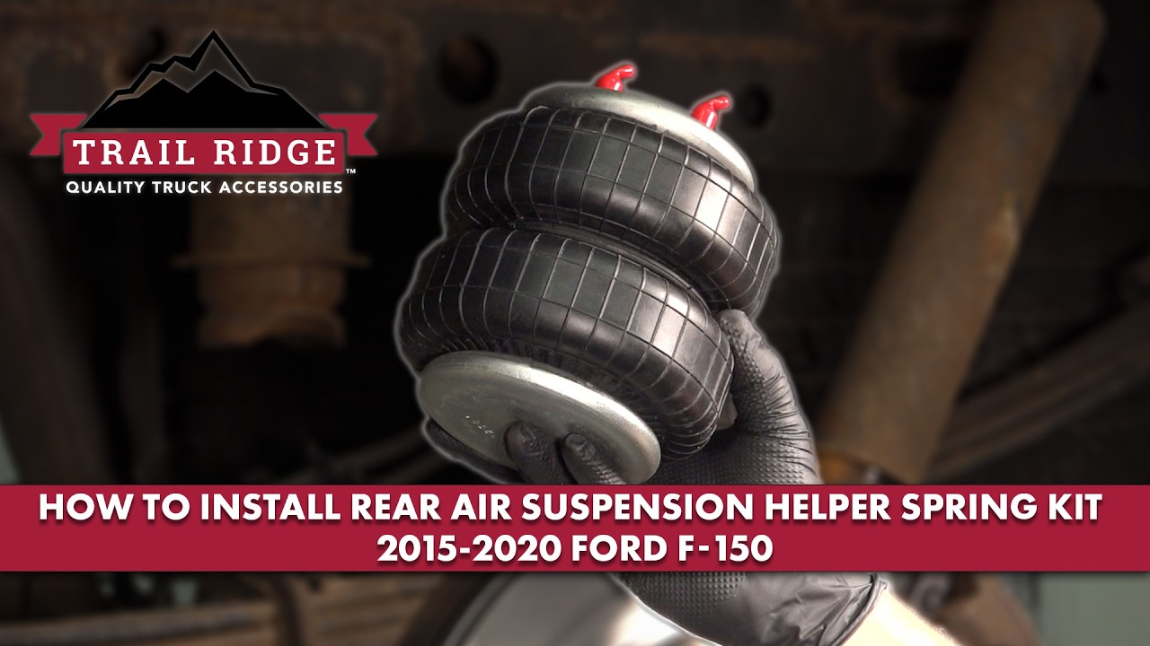 How to Install Rear Air Suspension Helper Spring Kit 2015-2020 Ford F-150