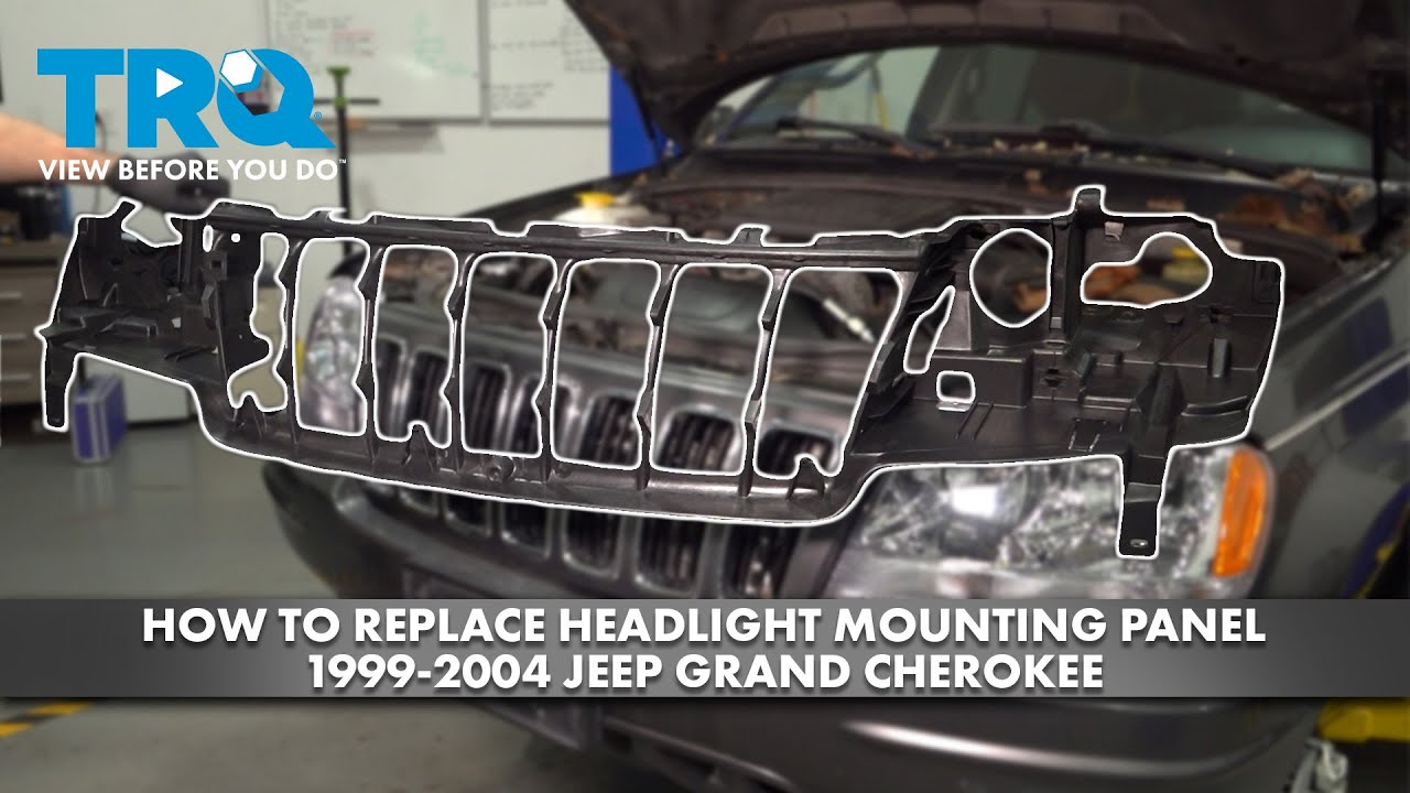 Header Panel / Headlamp Mount – Plastic, Direct Fit For 2004 Jeep Grand Cherokee
