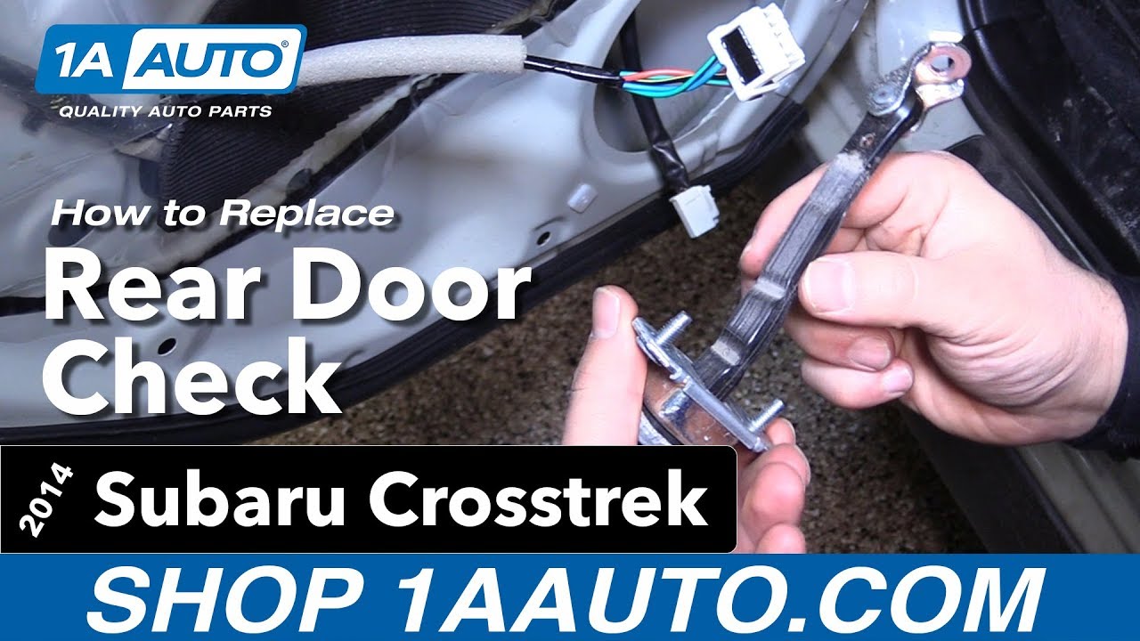 How to Replace Rear Door Check 2014-17 Subaru Crosstrek