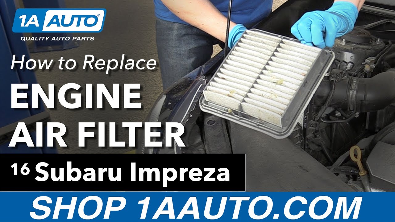 How to Replace Engine Filter 2011-16 Subaru Impreza