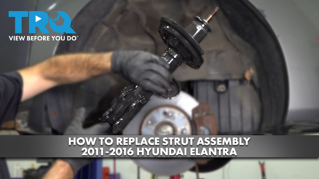 How to Replace Front Strut Assembly 2011-2016 Hyundai Elantra | 1A Auto