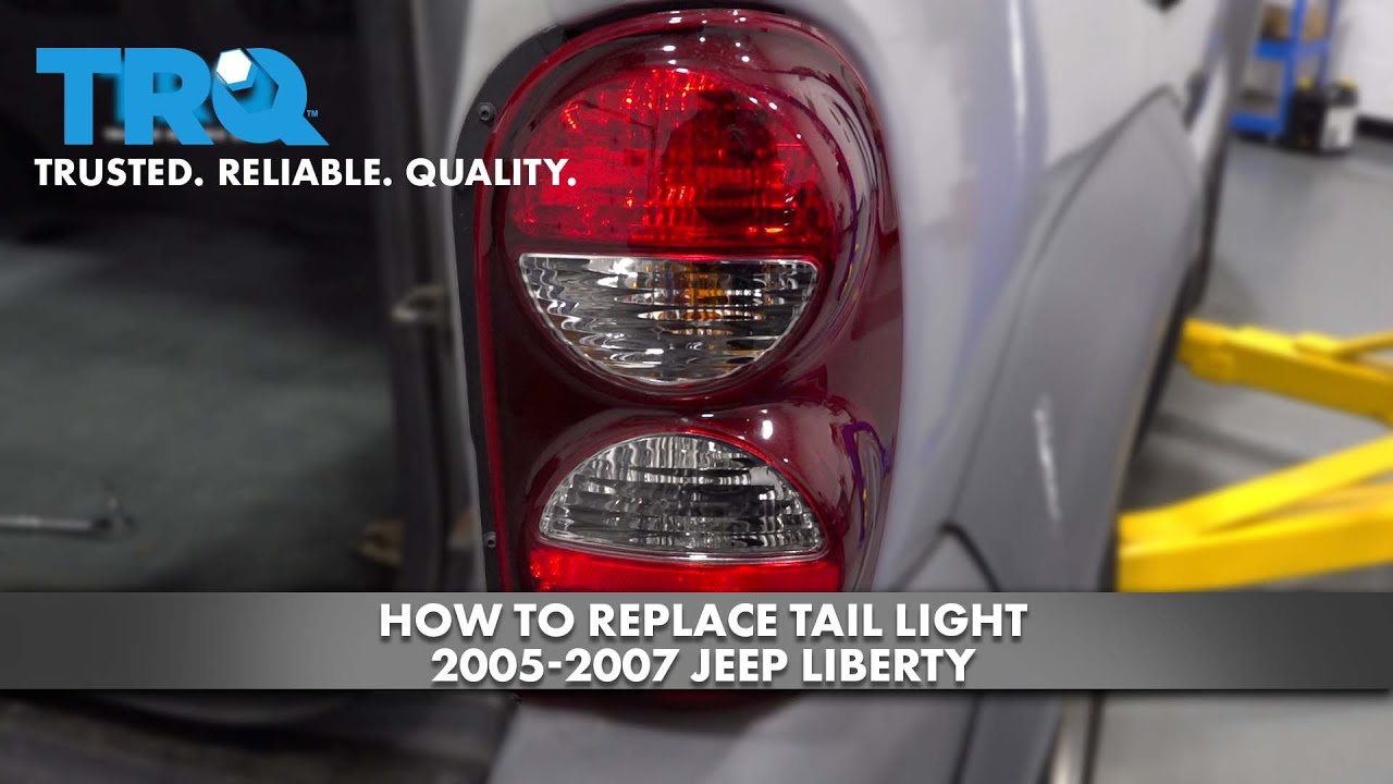 How to Replace Tail Light 2005-07 Jeep Liberty