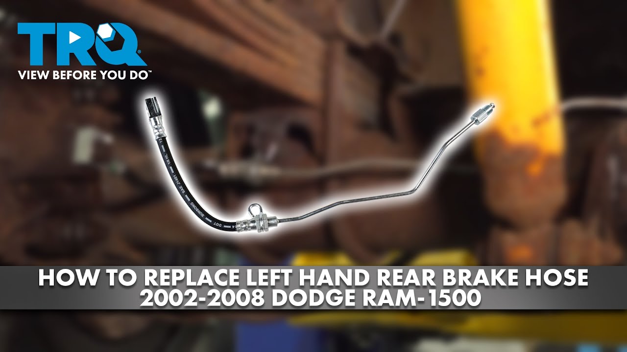 How to Replace Left Hand Rear Brake Hose 2002-2008 Dodge Ram 1500 | 1A Auto