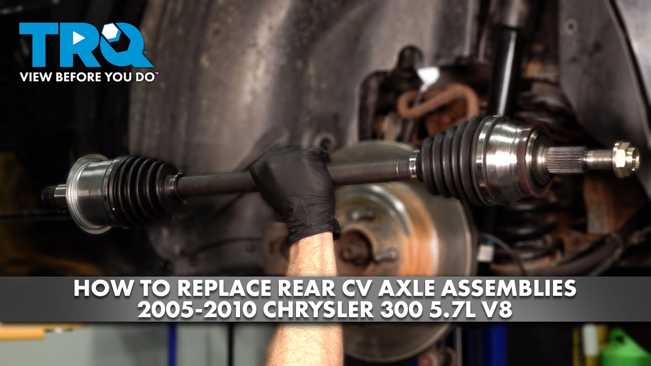 How to Replace Rear CV Axle Assemblies 2005-2010 Chrysler 300 57L