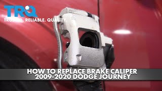How to Replace Front Brake Caliper 2009-20 Dodge Journey