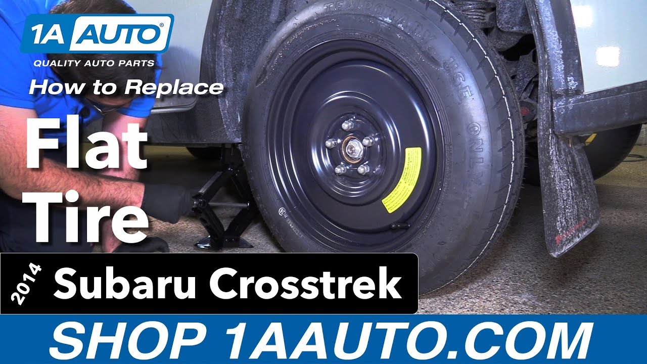 How to Replace Spare Tire 2014-17 Subaru Crosstrek