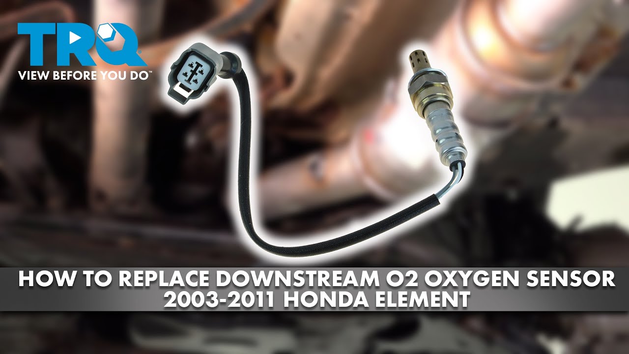 O2 Sensor Under Honda Element How to Replace Downstream O2 Oxygen Sensor 2003-2011 Honda Element | 1A ...