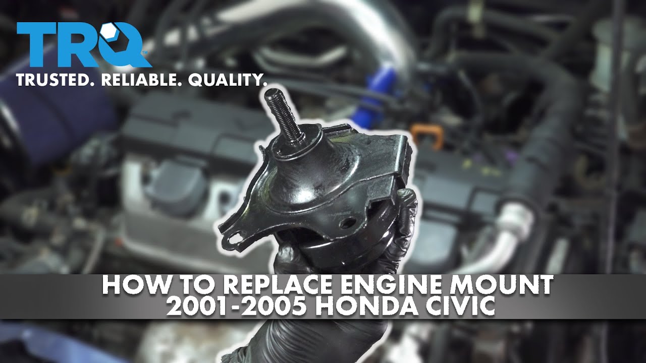 How to Replace Lower Engine Mount 2001-2005 Honda Civic | 1A Auto