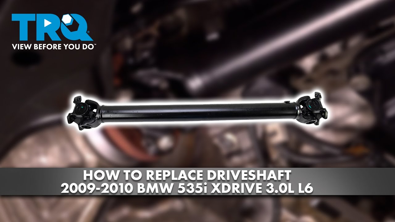 How to Replace Front Driveshaft 2009-2010 BMW 535i xDrive 30L L6