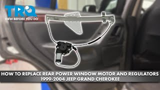 OE Solutions Power Window Regulator (Regulator Only) 2001-2004 Jeep