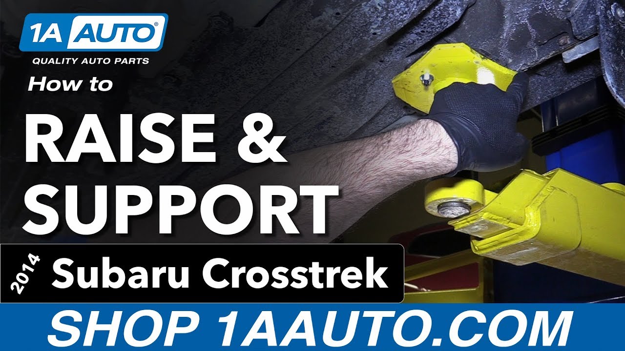 How to Raise and Support 2014-17 Subaru Crosstrek