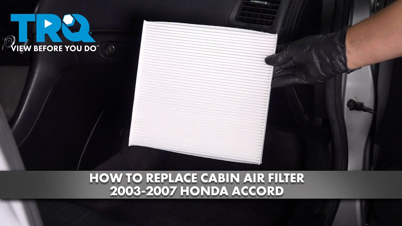 2007 Honda Accord Cabin Air Filter