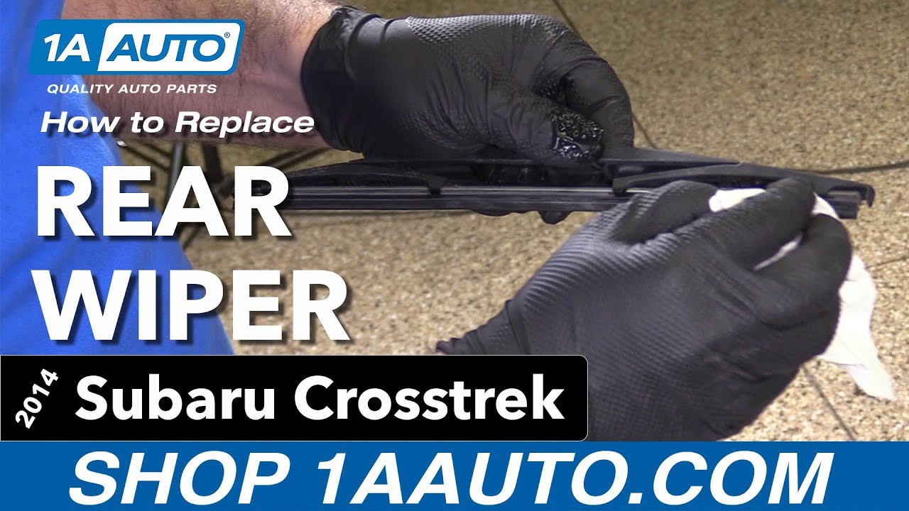 How to Replace Rear Wiper 2014-17 Subaru Crosstrek